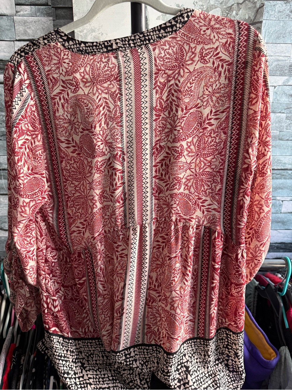 DR2 oversized lightweight pattern tunic - Picture 2 of 5